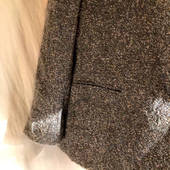 Vintage Pietrefesa Alpaca Wool Marbled Brown Blazer, Size 10 - Picture 5 of 8